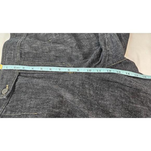 Liz Claiborne Women's Dark Gray/Black Denim Cropped Pants Size 16P - Picture 8 of 10